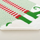 クリスマス小妖精や小人レッグスシェルパブランケット シェルパブランケット (3/4)