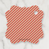 クリスマス小妖精や小人レッグストライプズホリデイ フェイバータグ (裏面)