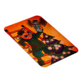 クリスマス小妖精や小人猫 マグネット (右側)