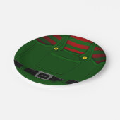 クリスマス小妖精や小人紙プレートフェスティバルパーティープレート ペーパープレート (アングル)