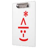 クリスマス小妖精や小人絵文字クリスマスASCII文字アート クリップボード (左)