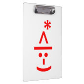 クリスマス小妖精や小人絵文字クリスマスASCII文字アート クリップボード (右)