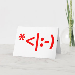クリスマス小妖精や小人絵文字クリスマスASCII文字アート シーズンカード