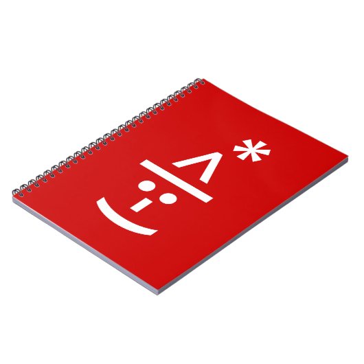 クリスマス小妖精や小人絵文字クリスマスASCII文字アート ノートブック (左側)
