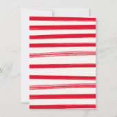 クリスマス小妖精や小人誕生日パーティー 招待状 (裏面)