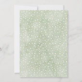 クリスマス小妖精や小人誕生日招待状 招待状 (裏面)