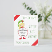 クリスマス小妖精や小人遊ドーカード、お気に入りカード、祝日 招待状 (スタンド正面)