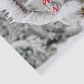 クリスマス小妖精や小人雪の木 薄葉紙 (詳細)