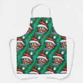 クリスマス小妖精や小人 エプロン (正面)