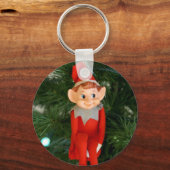 クリスマス小妖精や小人 キーホルダー (正面)