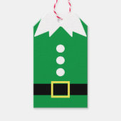 クリスマス小妖精や小人 ギフトタグ (正面)