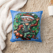 クリスマス小妖精や小人 クッション (ブランケット)