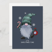 クリスマス小妖精や小人 シーズンカード (正面/裏面)