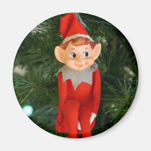 クリスマス小妖精や小人 マグネット (正面)