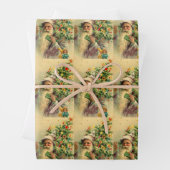 クリスマス小妖精や小人 ラッピングペーパーシート (インサイチュ)