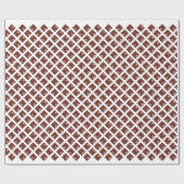 クリスマス小妖精や小人 – レッドヘッドデザイン1 -ファンタジー ラッピングペーパー (フラット)