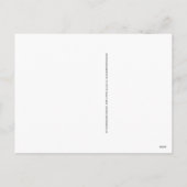 クリスマス小妖精や小人、月と贈り物 – ダークブルーナイト シーズンポストカード (裏面)