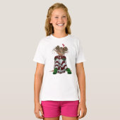 クリスマス小妖精や小人 Tシャツ (正面フル)