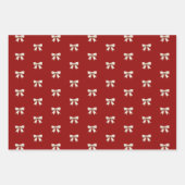 クリスマス小妖精や小人from Santa ラッピングペーパーシート (正面3)