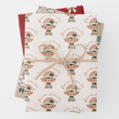 クリスマス小妖精や小人from Santa ラッピングペーパーシート (インサイチュ)