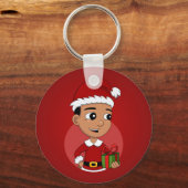 クリスマス少年の漫画のキーチェーン キーホルダー (正面)