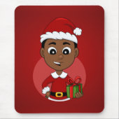 クリスマス少年の漫画のマウスパッド マウスパッド (正面)