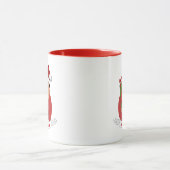 クリスマス少年の漫画のマグカップ マグカップ (中央)