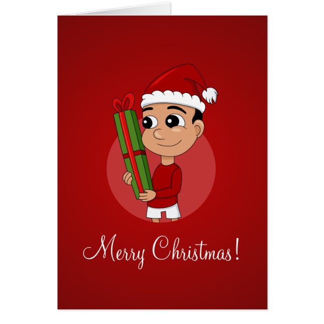 クリスマス少年の漫画 (正面)