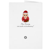 クリスマス少年の漫画 (裏面)