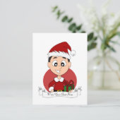 クリスマス少年の漫画 シーズンポストカード (スタンド正面)