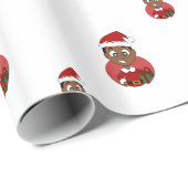 クリスマス少年の漫画 ラッピングペーパー (ロールコーナー)