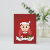 クリスマス少年マンガの休日のはがき シーズンポストカード (スタンド正面)