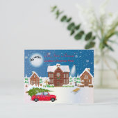 クリスマス屋外パーティー時間 招待状 (スタンド正面)