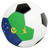 クリスマス島の旗 サッカーボール (3/4)