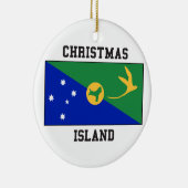 クリスマス島の旗 セラミックオーナメント (右)