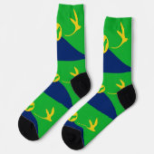 クリスマス島の旗 ソックス (左)