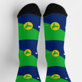 クリスマス島の旗 ソックス (上部)