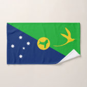 クリスマス島の旗 バスタオルセット (ハンドタオル)