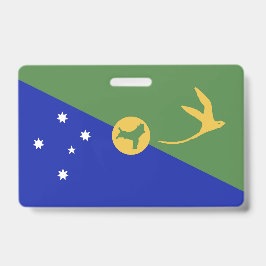 クリスマス島の旗 バッジ