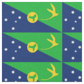 クリスマス島の旗 ファブリック (クローズアップ)