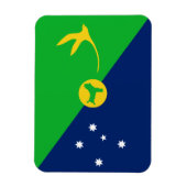 クリスマス島の旗 マグネット (縦)