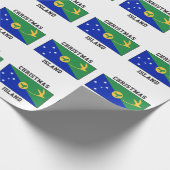 クリスマス島の旗 ラッピングペーパー (角)