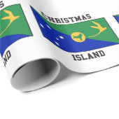 クリスマス島の旗 ラッピングペーパー (ロールコーナー)