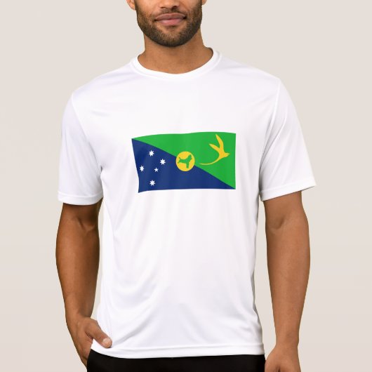 クリスマス島の旗 Tシャツ (正面)