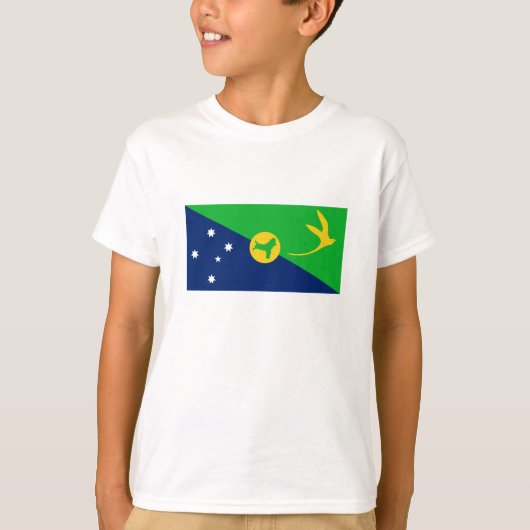 クリスマス島の旗 Tシャツ (正面)
