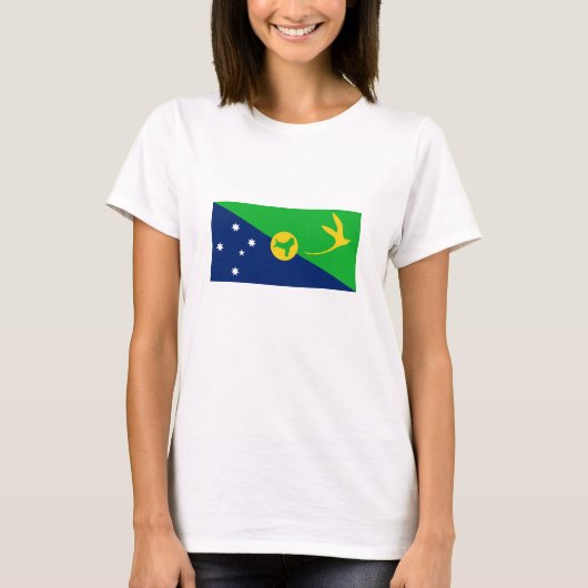 クリスマス島の旗 Tシャツ (正面)