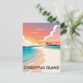 クリスマス島への旅 ポストカード (スタンド正面)