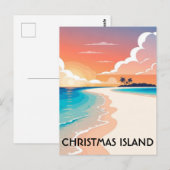 クリスマス島への旅 ポストカード (正面/裏面)