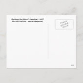 クリスマス島シーソンの挨拶はがき シーズンポストカード (裏面)