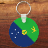 クリスマス島国旗 キーホルダー (正面)